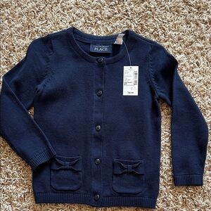 The Children's Place Dark Blue Kids Cardigan